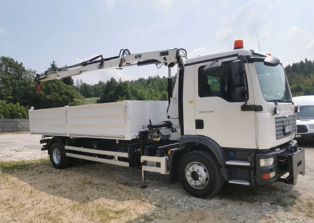 MAN TGM 15.240 Żuraw HDS HIAB + kiper wywrotka + Płyta czołowa Mały przebieg Klima - Kallurauto: pilt 4 MAN TGM 15.240 Żuraw HDS HIAB + kiper wywrotka + Płyta czołowa Mały przebieg Klima - Kallurauto: pilt 4