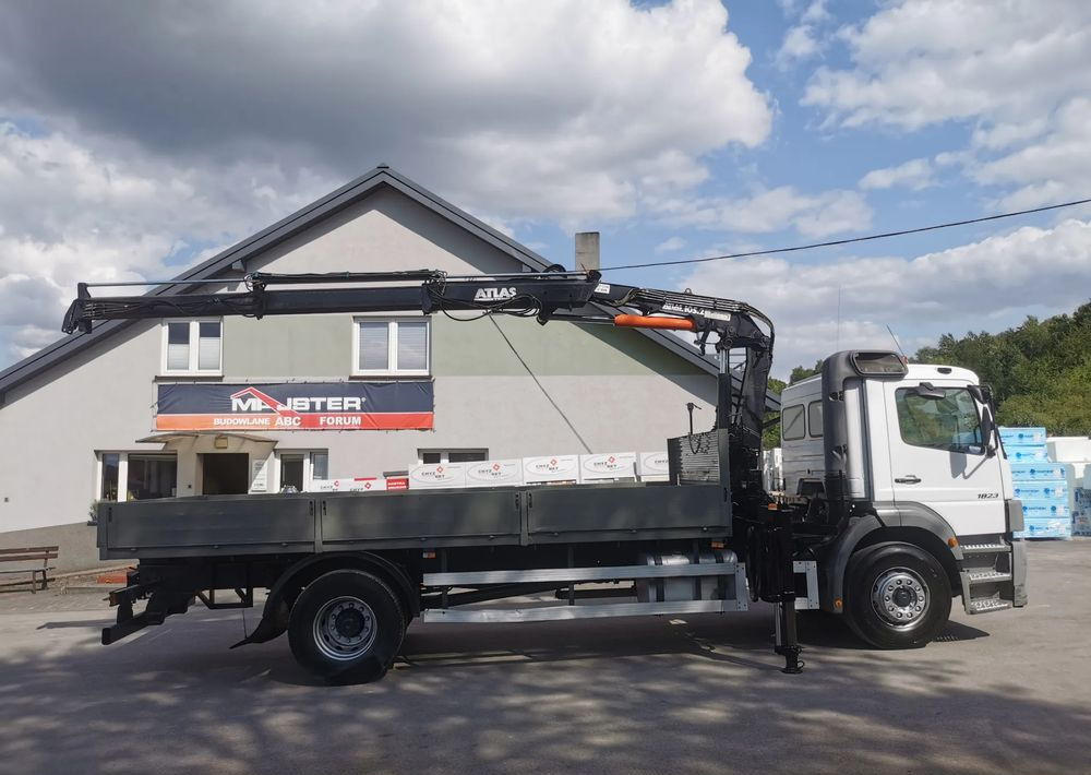 Mercedes-Benz Atego 1823 żuraw HDS Atlas 105.2 koła 315/80R22,5 - Madelveok/ Platvormveok, Kraanaga veoauto: pilt 3 Mercedes-Benz Atego 1823 żuraw HDS Atlas 105.2 koła 315/80R22,5 - Madelveok/ Platvormveok, Kraanaga veoauto: pilt 3