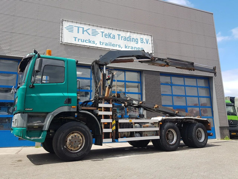 Ginaf M 3335 S 6x6 Palfinger PK 14080 + NCH - Veoauto - kaablisüsteem, Kraanaga veoauto: pilt 1 Ginaf M 3335 S 6x6 Palfinger PK 14080 + NCH - Veoauto - kaablisüsteem, Kraanaga veoauto: pilt 1