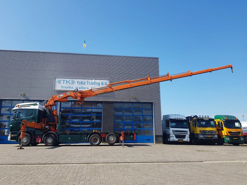 Scania R420 8x2 HIAB 800E-7 Hipro 80 ton/meter Winch Retarder - Kraanaga veoauto: pilt 3 Scania R420 8x2 HIAB 800E-7 Hipro 80 ton/meter Winch Retarder - Kraanaga veoauto: pilt 3