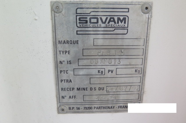 Sovam PEB7LM - Konteinerite/ Aluste laadimisseade: pilt 1 Sovam PEB7LM - Konteinerite/ Aluste laadimisseade: pilt 1