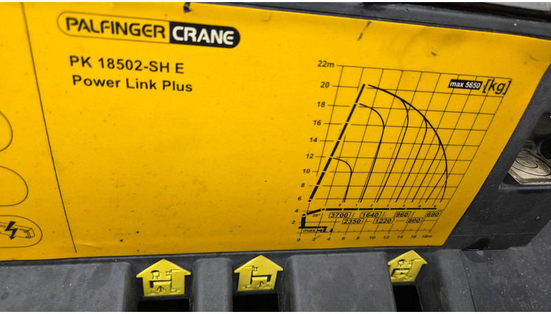 Palfinger PK18502 - Kraana-manipulaator - Veoauto: pilt 5 Palfinger PK18502 - Kraana-manipulaator - Veoauto: pilt 5