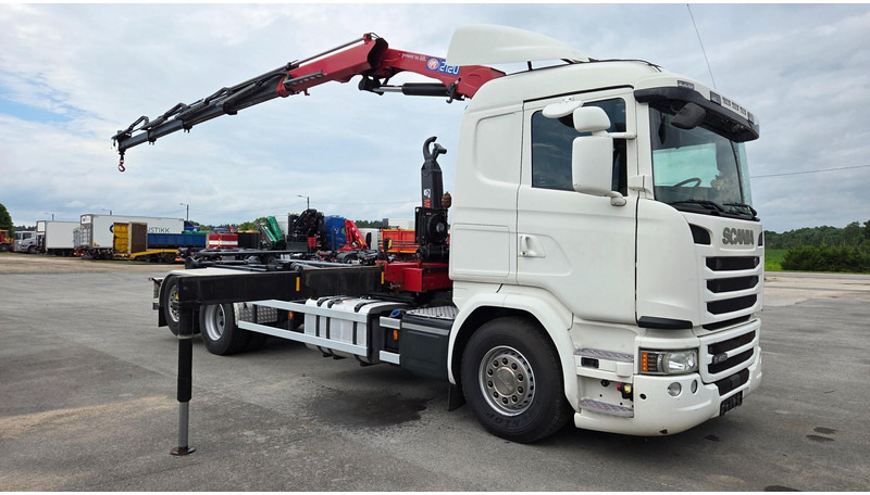 Scania G450 6X2*4 HMF 2120 crane 700 hours - Konkstõstukiga veoauto, Kraanaga veoauto: pilt 2 Scania G450 6X2*4 HMF 2120 crane 700 hours - Konkstõstukiga veoauto, Kraanaga veoauto: pilt 2
