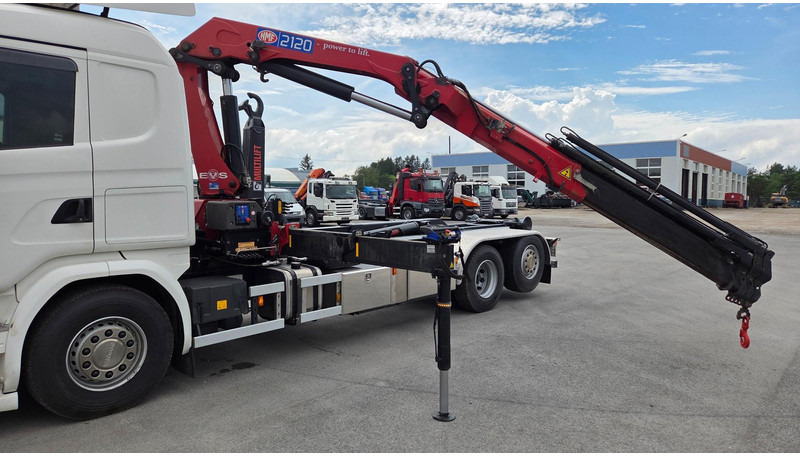 Scania G450 6X2*4 HMF 2120 crane 700 hours - Konkstõstukiga veoauto, Kraanaga veoauto: pilt 5 Scania G450 6X2*4 HMF 2120 crane 700 hours - Konkstõstukiga veoauto, Kraanaga veoauto: pilt 5