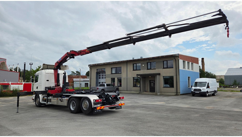 Scania G450 6X2*4 HMF 2120 crane 700 hours - Konkstõstukiga veoauto, Kraanaga veoauto: pilt 4 Scania G450 6X2*4 HMF 2120 crane 700 hours - Konkstõstukiga veoauto, Kraanaga veoauto: pilt 4