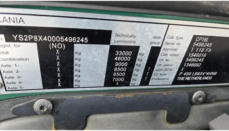 Vaakumveok Scania P450 8X4*4: pilt 17