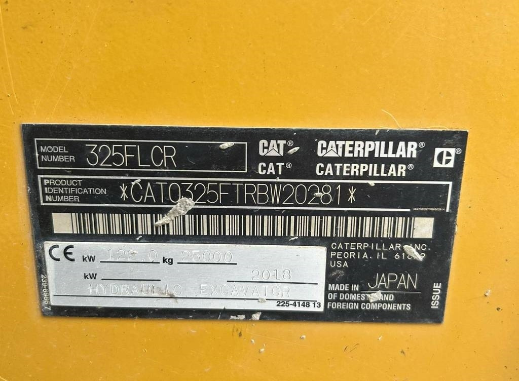 CAT 325 FL CR (Under Preparation) - Lintekskavaator: pilt 2 CAT 325 FL CR (Under Preparation) - Lintekskavaator: pilt 2