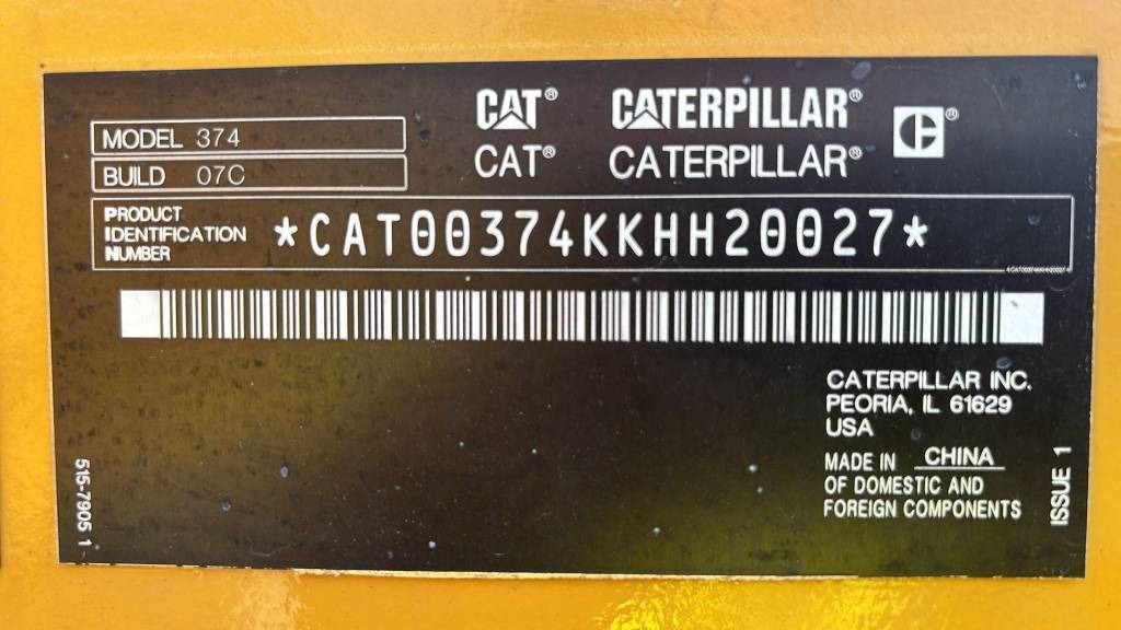 CAT 374 - Lintekskavaator: pilt 5 CAT 374 - Lintekskavaator: pilt 5