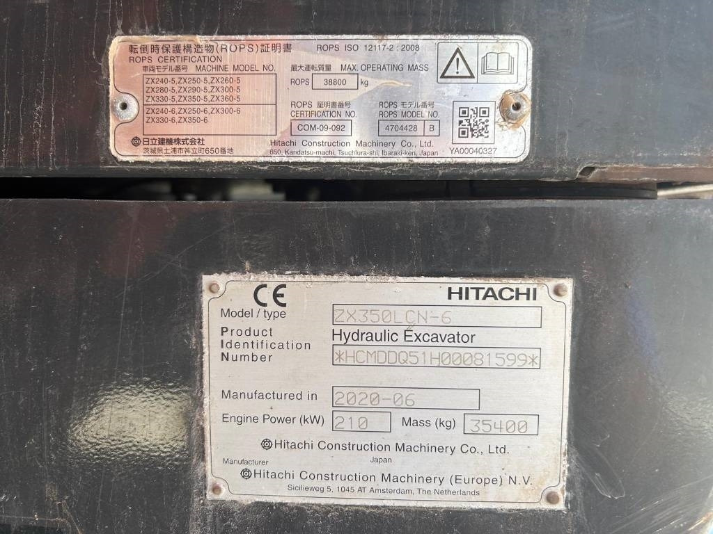 Hitachi ZX 350 LC N-6 (Under Preparation) - Lintekskavaator: pilt 2 Hitachi ZX 350 LC N-6 (Under Preparation) - Lintekskavaator: pilt 2