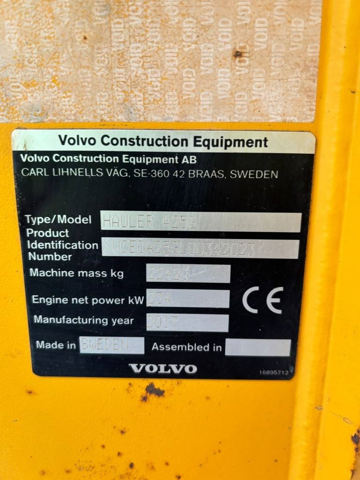 Liigendkallur Volvo A 25 G: pilt 9