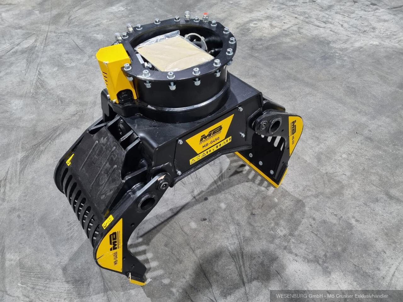 MB Crusher Sortiergreifer MB-G450 Anbauklasse 3,0 - 6,0 t - Haarats - Ehitusmasinad: pilt 1 MB Crusher Sortiergreifer MB-G450 Anbauklasse 3,0 - 6,0 t - Haarats - Ehitusmasinad: pilt 1
