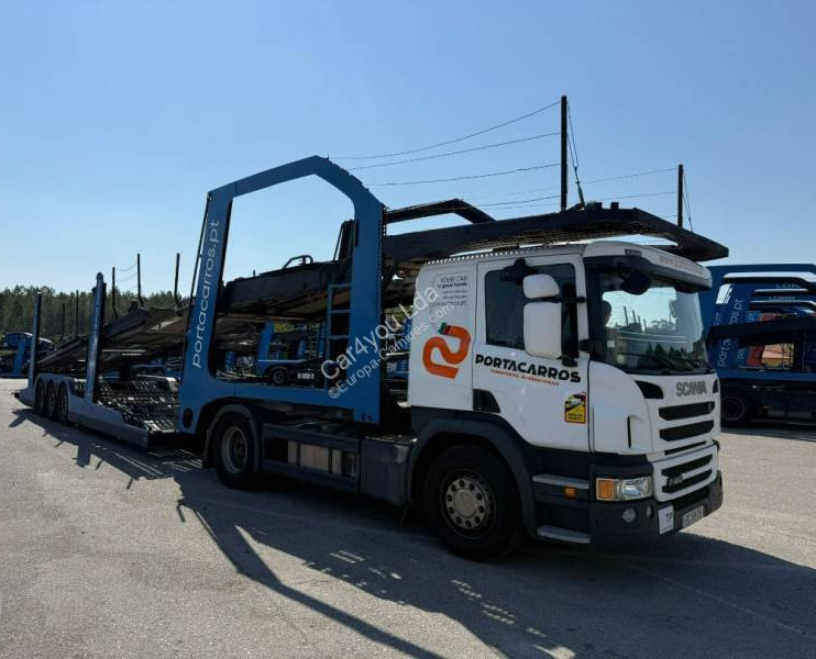 Scania P 450 - Treilerveoauto, Treilerpoolhaagis: pilt 1 Scania P 450 - Treilerveoauto, Treilerpoolhaagis: pilt 1
