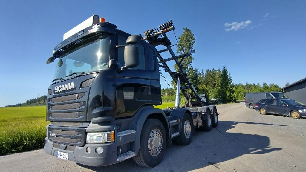 Scania R490 8x4 multilift vaijerilaite,napaperät - Nöörtõstukiga veoauto: pilt 2 Scania R490 8x4 multilift vaijerilaite,napaperät - Nöörtõstukiga veoauto: pilt 2