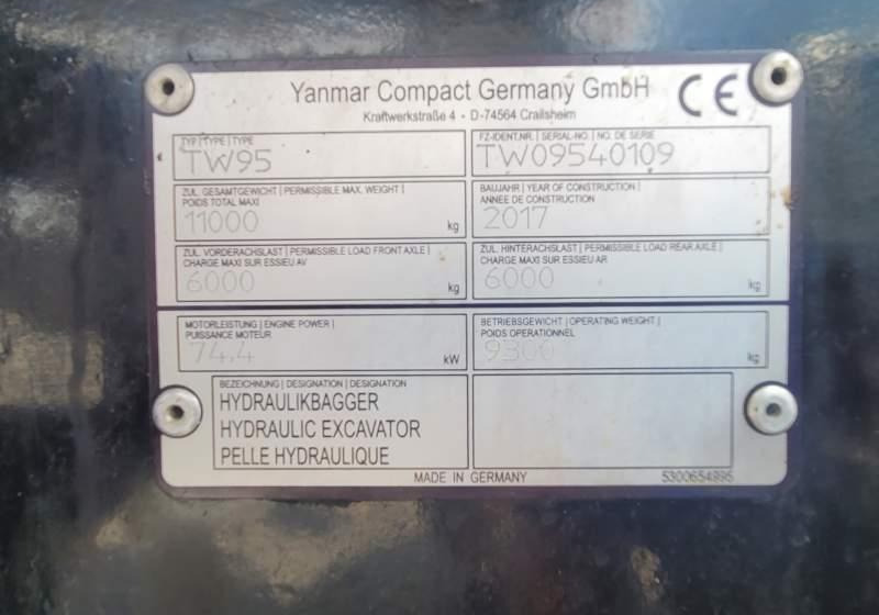 Schaeff TW95 / SPROWADZONA Z FRANCJI/ 6 500 MTH - Ratastel ekskavaator: pilt 2 Schaeff TW95 / SPROWADZONA Z FRANCJI/ 6 500 MTH - Ratastel ekskavaator: pilt 2