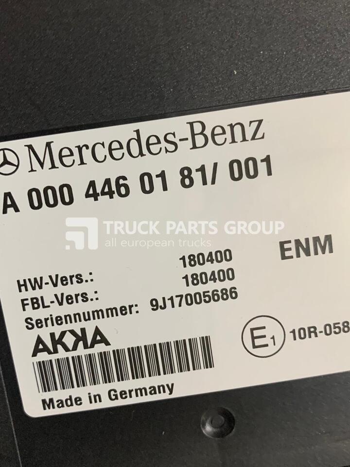 MERCEDES BENZ Citaro 1, Citaro 2, Conecto, Integro, Intouro, O350, Tourismo, Travego, EVOBUS, BUS, ENM unit, 0004460181 by AKKA, HW version: 180400, FBL version: 180400 - Mootori juhtimisseade - Buss: pilt 1 MERCEDES BENZ Citaro 1, Citaro 2, Conecto, Integro, Intouro, O350, Tourismo, Travego, EVOBUS, BUS, ENM unit, 0004460181 by AKKA, HW version: 180400, FBL version: 180400 - Mootori juhtimisseade - Buss: pilt 1