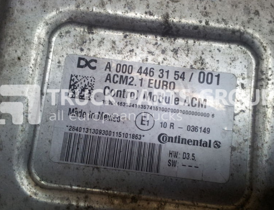 Mootori juhtimisseade - Veoauto MERCEDES-BENZ control unit: pilt 6