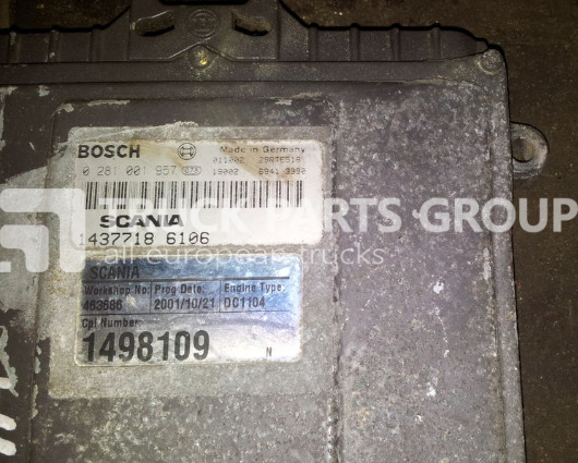 SCANIA engine control unit EDC, ECU, EMS, electronic control unit, 1437 control unit - Mootori juhtimisseade - Veoauto: pilt 1 SCANIA engine control unit EDC, ECU, EMS, electronic control unit, 1437 control unit - Mootori juhtimisseade - Veoauto: pilt 1