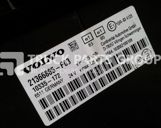 VOLVO 20466984 instrument cluster, combination kit, dashboard, 2 dashboard - Armatuurlaud - Veoauto: pilt 3 VOLVO 20466984 instrument cluster, combination kit, dashboard, 2 dashboard - Armatuurlaud - Veoauto: pilt 3