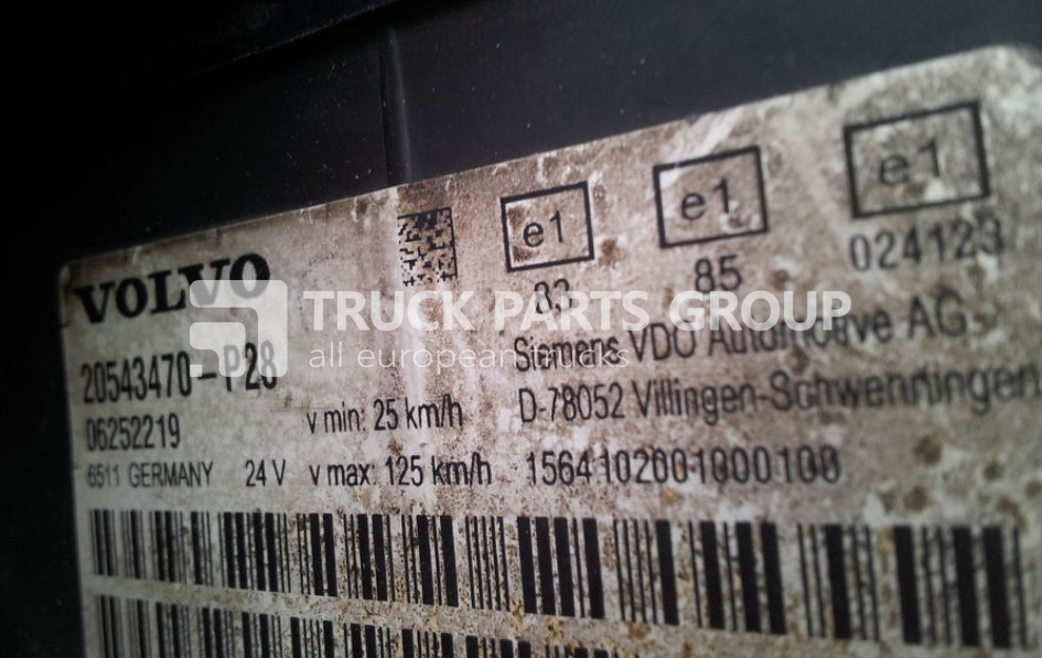 VOLVO FH12, FH13, FM12, FM13, EURO3, EURO4 EURO5 emission instrument p dashboard - Armatuurlaud - Veoauto: pilt 5 VOLVO FH12, FH13, FM12, FM13, EURO3, EURO4 EURO5 emission instrument p dashboard - Armatuurlaud - Veoauto: pilt 5