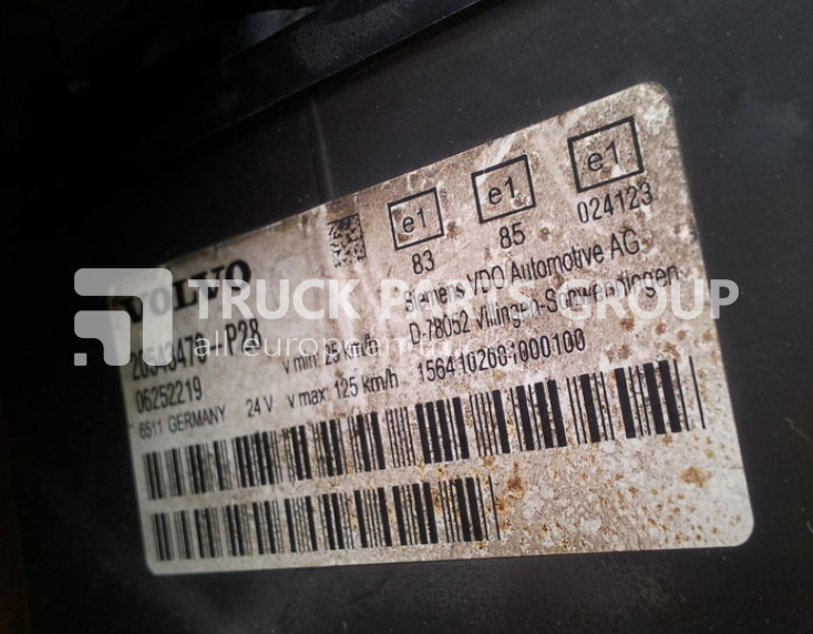 VOLVO FH12, FH13, FM12, FM13, EURO3, EURO4 EURO5 emission instrument p dashboard - Armatuurlaud - Veoauto: pilt 4 VOLVO FH12, FH13, FM12, FM13, EURO3, EURO4 EURO5 emission instrument p dashboard - Armatuurlaud - Veoauto: pilt 4