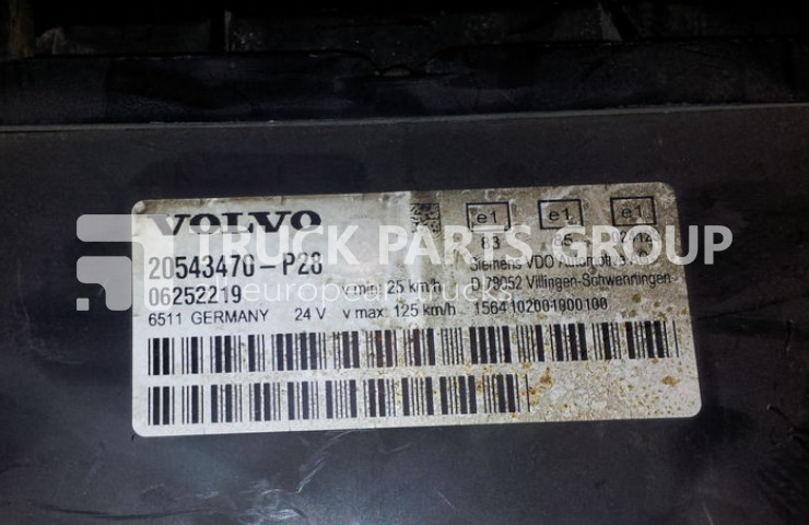 VOLVO FH12, FH13, FM12, FM13, EURO3, EURO4 EURO5 emission instrument p dashboard - Armatuurlaud - Veoauto: pilt 2 VOLVO FH12, FH13, FM12, FM13, EURO3, EURO4 EURO5 emission instrument p dashboard - Armatuurlaud - Veoauto: pilt 2