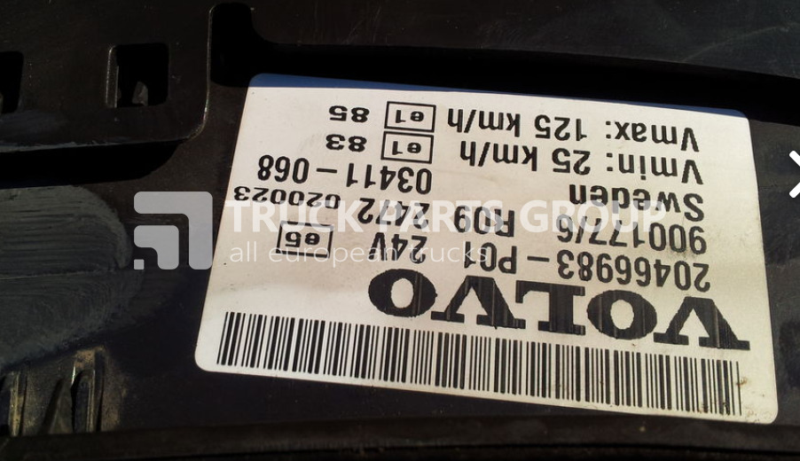 VOLVO FH12, combination kit, instrument panel, dashboard 20739274 - Armatuurlaud - Veoauto: pilt 5 VOLVO FH12, combination kit, instrument panel, dashboard 20739274 - Armatuurlaud - Veoauto: pilt 5