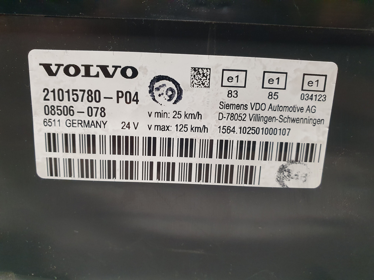 VOLVO FH13, EURO5 instrument cluster, combination kit, instrument panel dashboard - Armatuurlaud - Veoauto: pilt 5 VOLVO FH13, EURO5 instrument cluster, combination kit, instrument panel dashboard - Armatuurlaud - Veoauto: pilt 5