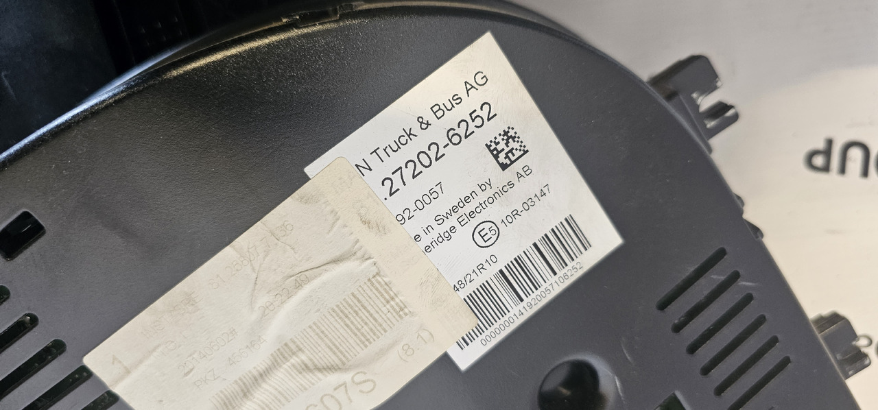 MAN MAN TGX / TGS EURO6 instrument panel, dashboard, information panel, instrument cluster 81272026265, 81258077136, 81272026268, 81258077149, 81258077142, 81272026252, 81272026254, 81258077138, 812720262 - Varuosa: pilt 5 MAN MAN TGX / TGS EURO6 instrument panel, dashboard, information panel, instrument cluster 81272026265, 81258077136, 81272026268, 81258077149, 81258077142, 81272026252, 81272026254, 81258077138, 812720262 - Varuosa: pilt 5