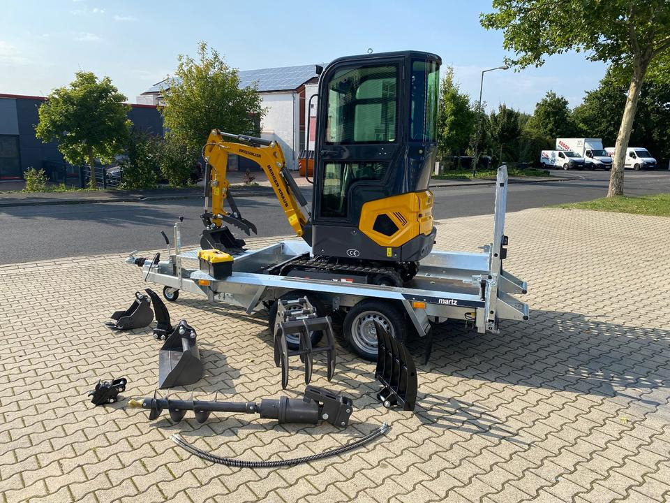 Minibagger BK1250KJSR + Tieflader + Zubehör *INKL.19% MWST*BERGER KRAUS*VERSTELLFAHRWERK* KUBOTA*SOFORT!* - Miniekskavaator: pilt 3 Minibagger BK1250KJSR + Tieflader + Zubehör *INKL.19% MWST*BERGER KRAUS*VERSTELLFAHRWERK* KUBOTA*SOFORT!* - Miniekskavaator: pilt 3