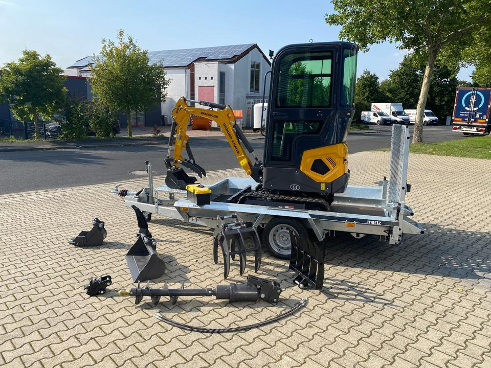 Minibagger BK1250KJSR + Tieflader + Zubehör *INKL.19% MWST*BERGER KRAUS*VERSTELLFAHRWERK* KUBOTA*SOFORT!* - Miniekskavaator: pilt 4 Minibagger BK1250KJSR + Tieflader + Zubehör *INKL.19% MWST*BERGER KRAUS*VERSTELLFAHRWERK* KUBOTA*SOFORT!* - Miniekskavaator: pilt 4