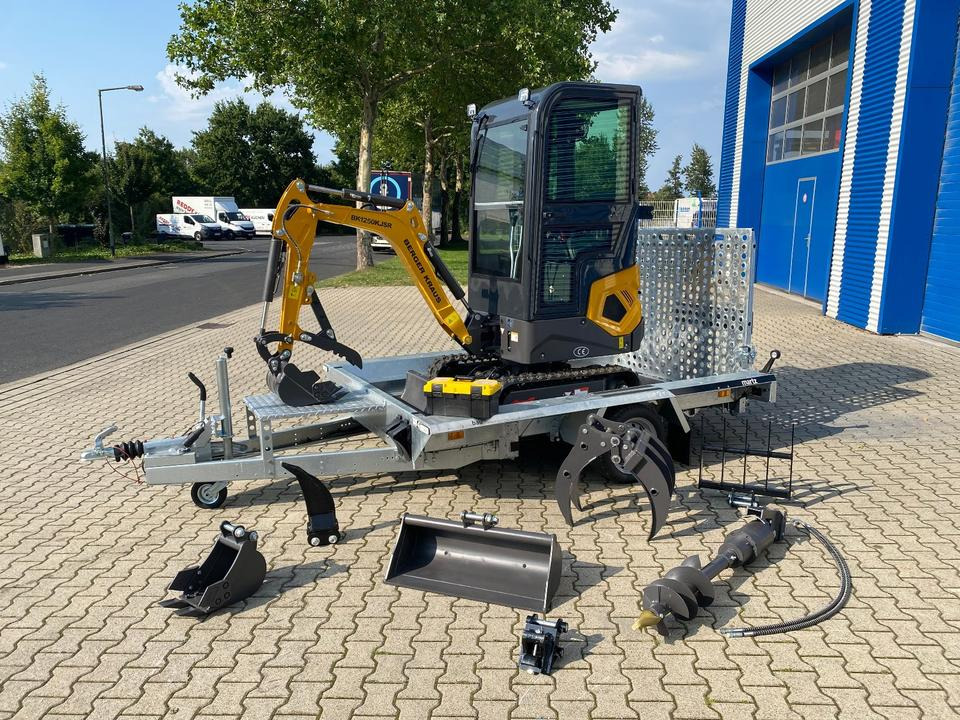 Minibagger BK1250KJSR + Tieflader + Zubehör *INKL.19% MWST*BERGER KRAUS*VERSTELLFAHRWERK* KUBOTA*SOFORT!* - Miniekskavaator: pilt 2 Minibagger BK1250KJSR + Tieflader + Zubehör *INKL.19% MWST*BERGER KRAUS*VERSTELLFAHRWERK* KUBOTA*SOFORT!* - Miniekskavaator: pilt 2