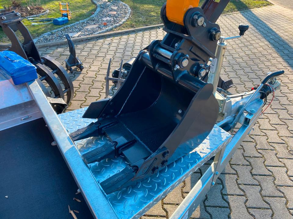 Miniekskavaator, Haagis Minibagger BK1500JS + Anhänger *INKL.19% MWST*BERGER KRAUS*KUBOTA*JOYSTICK*ZUBEHÖRPAKET*SOFORT!*: pilt 15