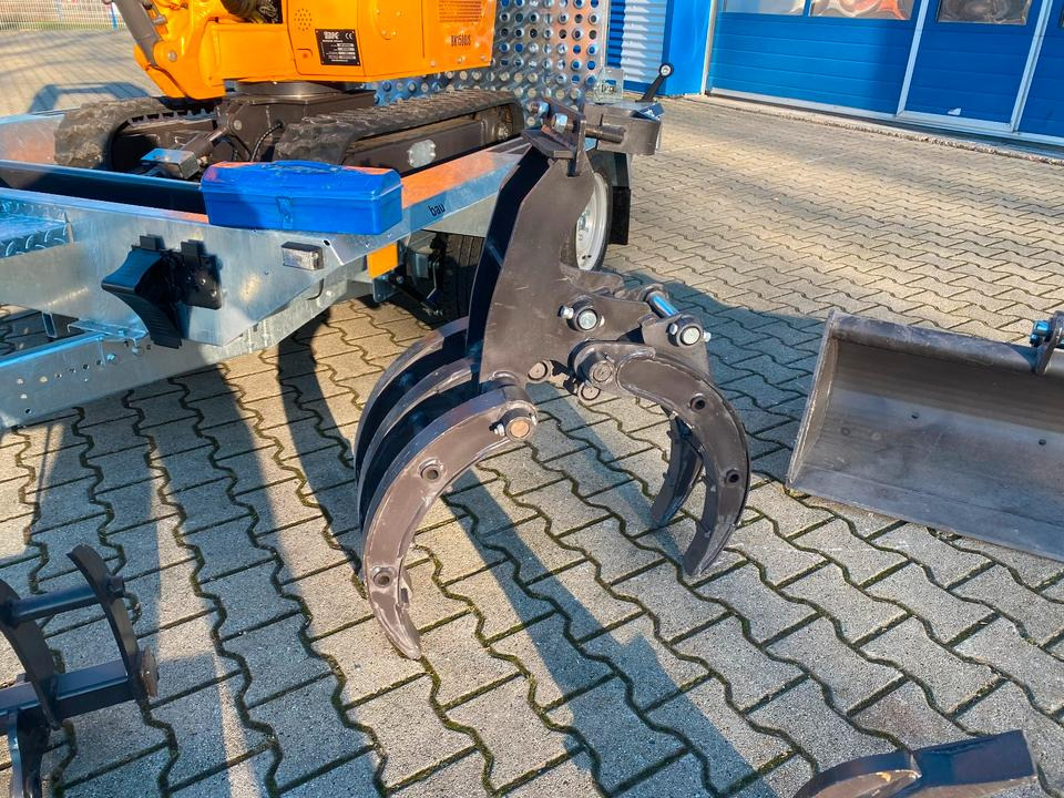 Miniekskavaator, Haagis Minibagger BK1500JS + Anhänger *INKL.19% MWST*BERGER KRAUS*KUBOTA*JOYSTICK*ZUBEHÖRPAKET*SOFORT!*: pilt 20
