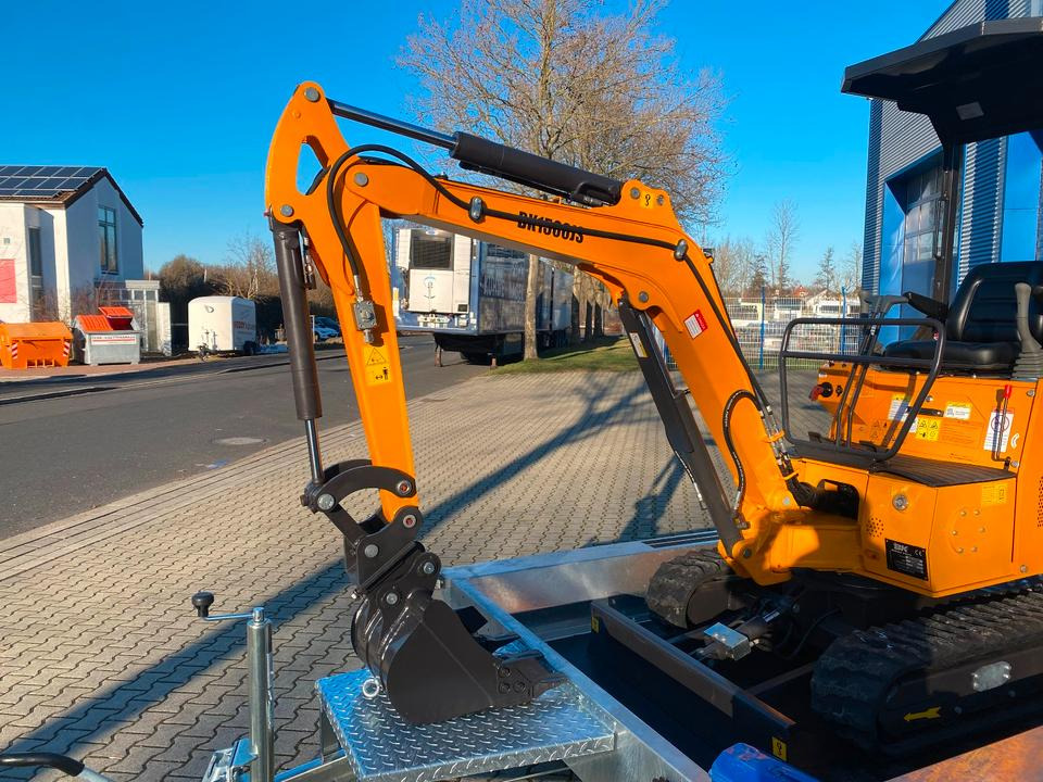 Miniekskavaator, Haagis Minibagger BK1500JS + Anhänger *INKL.19% MWST*BERGER KRAUS*KUBOTA*JOYSTICK*ZUBEHÖRPAKET*SOFORT!*: pilt 7