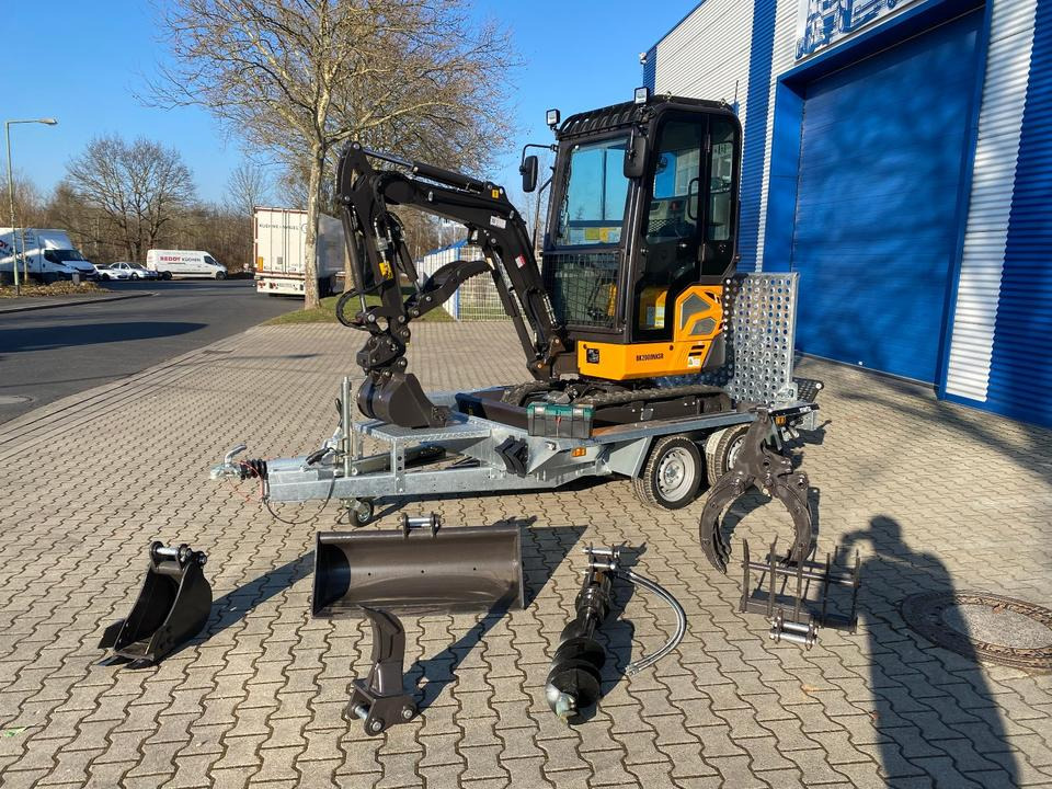 Minibagger BK2000NKSR + Tieflader + Zubehör *INKL.19% MWST*BERGER KRAUS*KUBOTA* KLIMA*SCHWENKARM*VERSTELLFAHRWERK* - Miniekskavaator: pilt 1 Minibagger BK2000NKSR + Tieflader + Zubehör *INKL.19% MWST*BERGER KRAUS*KUBOTA* KLIMA*SCHWENKARM*VERSTELLFAHRWERK* - Miniekskavaator: pilt 1