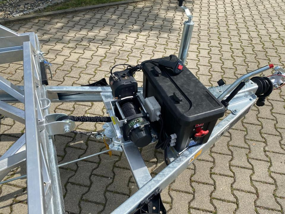 Kaablihaagis Vermietung / Kabelanhänger 3500KG E-Winde / Nutzlast 2749KG / Kabeltrommel-Anhänger / Glasfaser/ 3 Tage: pilt 8