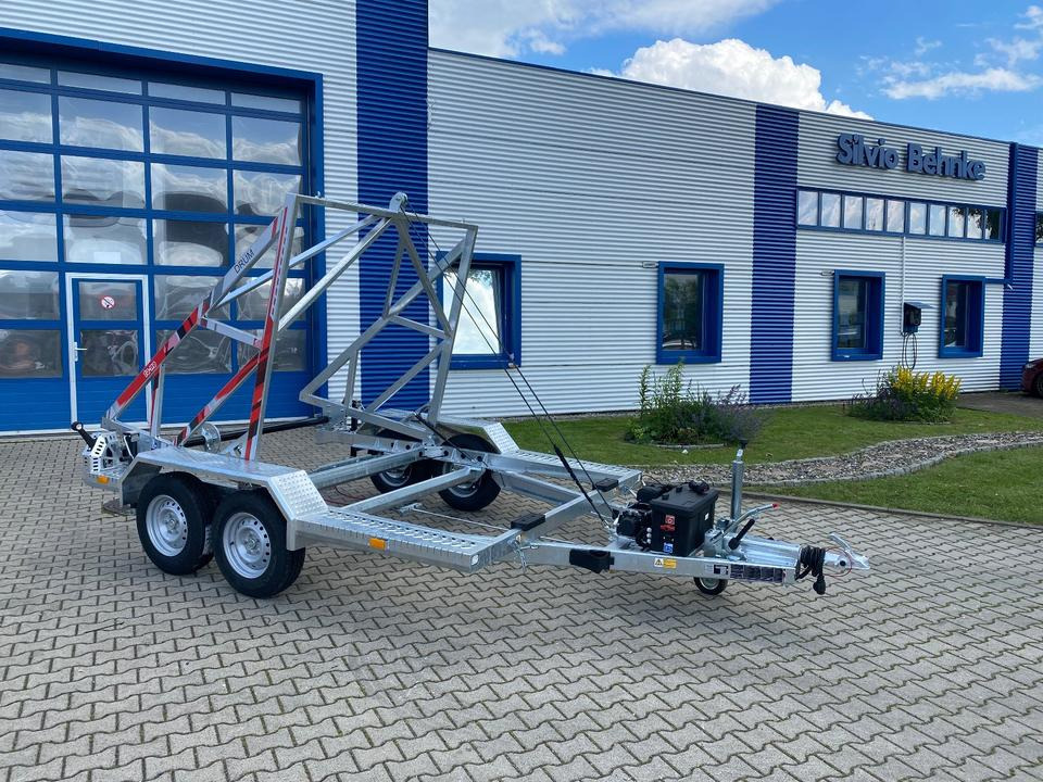 Kaablihaagis Vermietung / Kabelanhänger 3500KG E-Winde / Nutzlast 2749KG / Kabeltrommel-Anhänger / Glasfaser/ 3 Tage: pilt 13