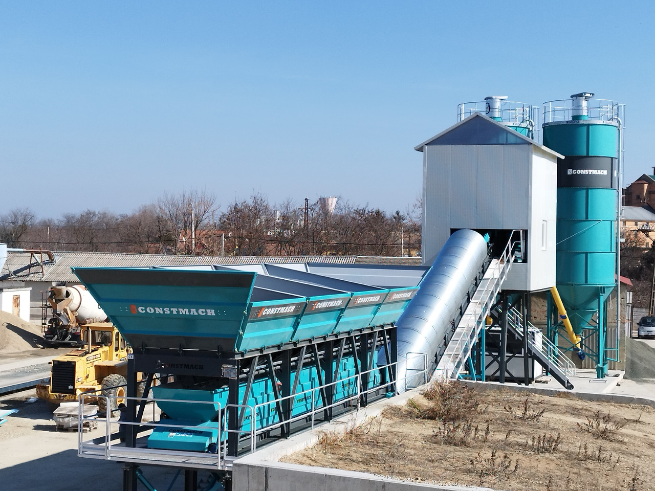 Constmach Centrale à Béton Compacte de 60 m³/h Avec Tapis Roulant - Betoonitehas: pilt 2 Constmach Centrale à Béton Compacte de 60 m³/h Avec Tapis Roulant - Betoonitehas: pilt 2