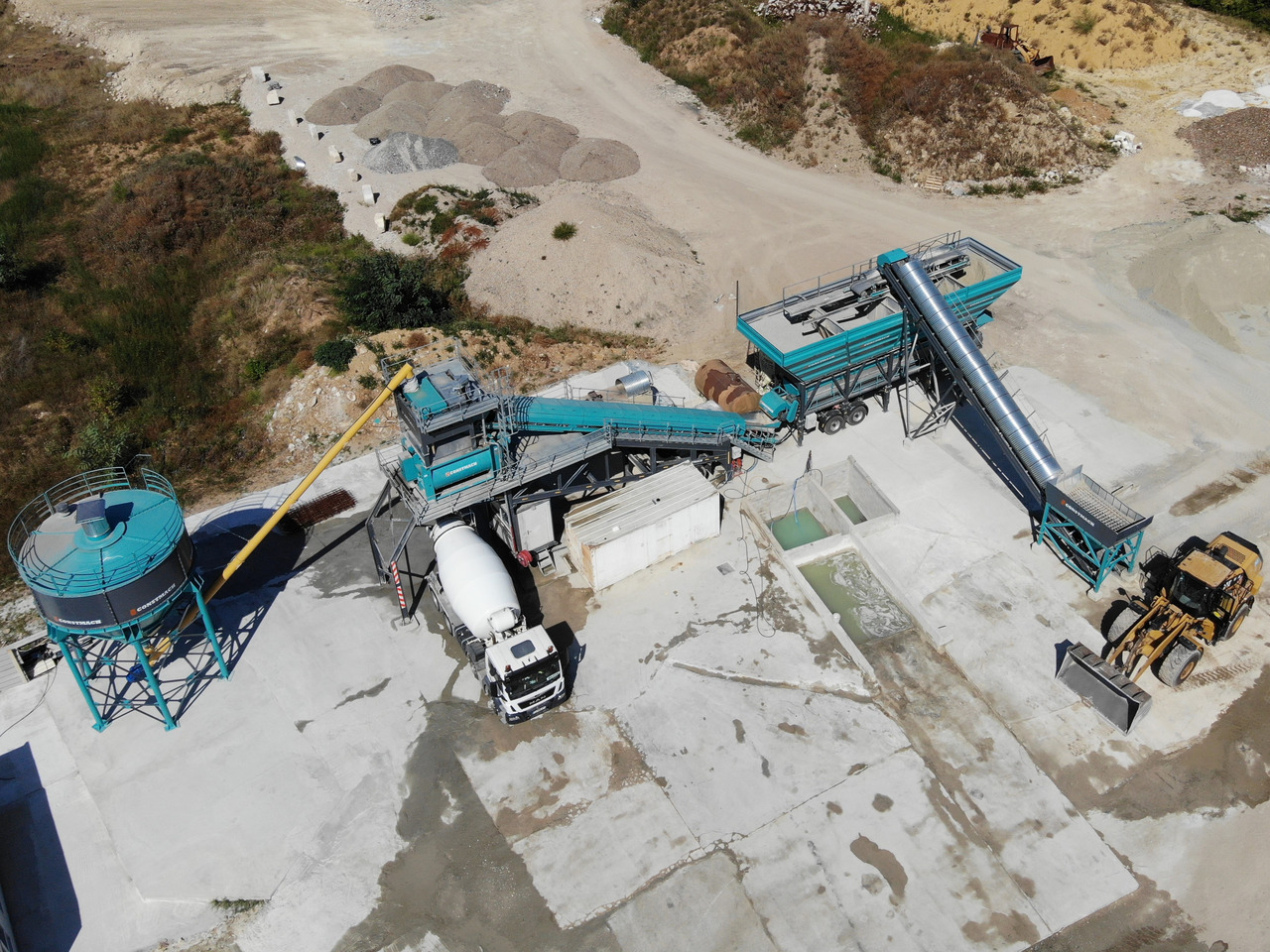 Constmach Centrale à Béton Mobile d'une Capacité de 120 m³/h - Betoonitehas: pilt 1 Constmach Centrale à Béton Mobile d'une Capacité de 120 m³/h - Betoonitehas: pilt 1