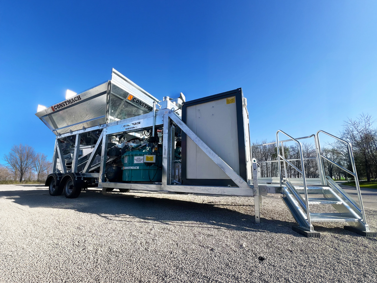 Constmach Mini-Centrale à Béton Mobile 30 m³/h - Betoonitehas: pilt 1 Constmach Mini-Centrale à Béton Mobile 30 m³/h - Betoonitehas: pilt 1