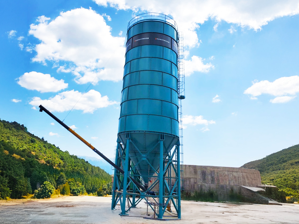 Constmach Silo à Ciment d'une Capacité de 500 Tonnes - Tsemendisilo: pilt 1 Constmach Silo à Ciment d'une Capacité de 500 Tonnes - Tsemendisilo: pilt 1