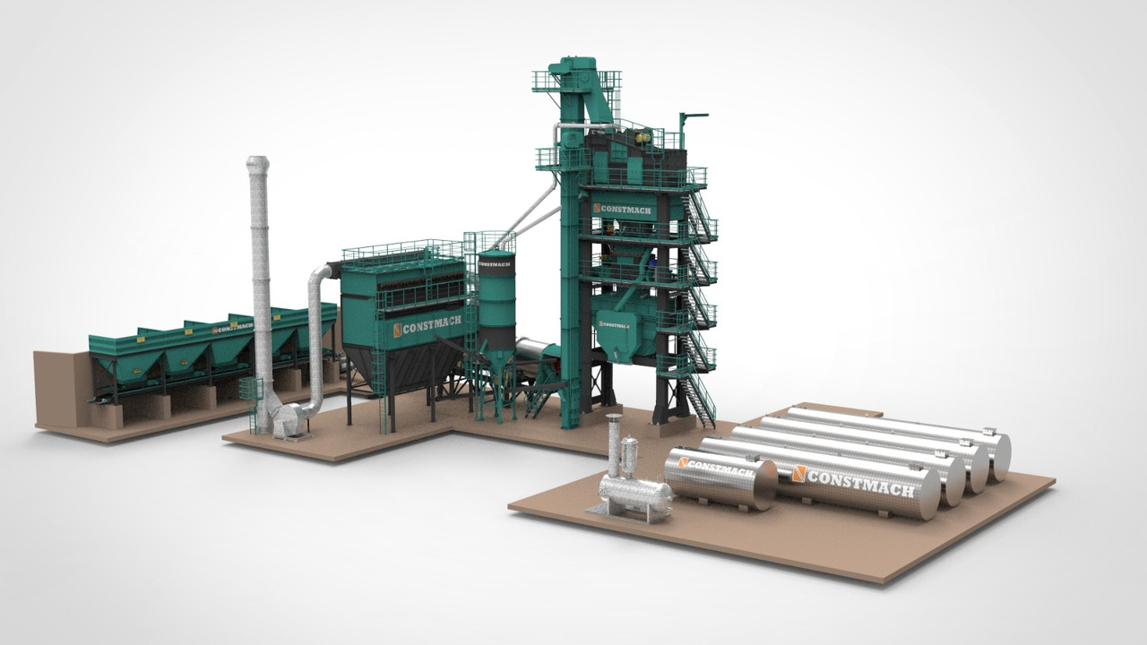 Constmach Stationary Asphalt Plant Delivered in Stock 2 Year Warranty - Asfalditootja: pilt 1 Constmach Stationary Asphalt Plant Delivered in Stock 2 Year Warranty - Asfalditootja: pilt 1