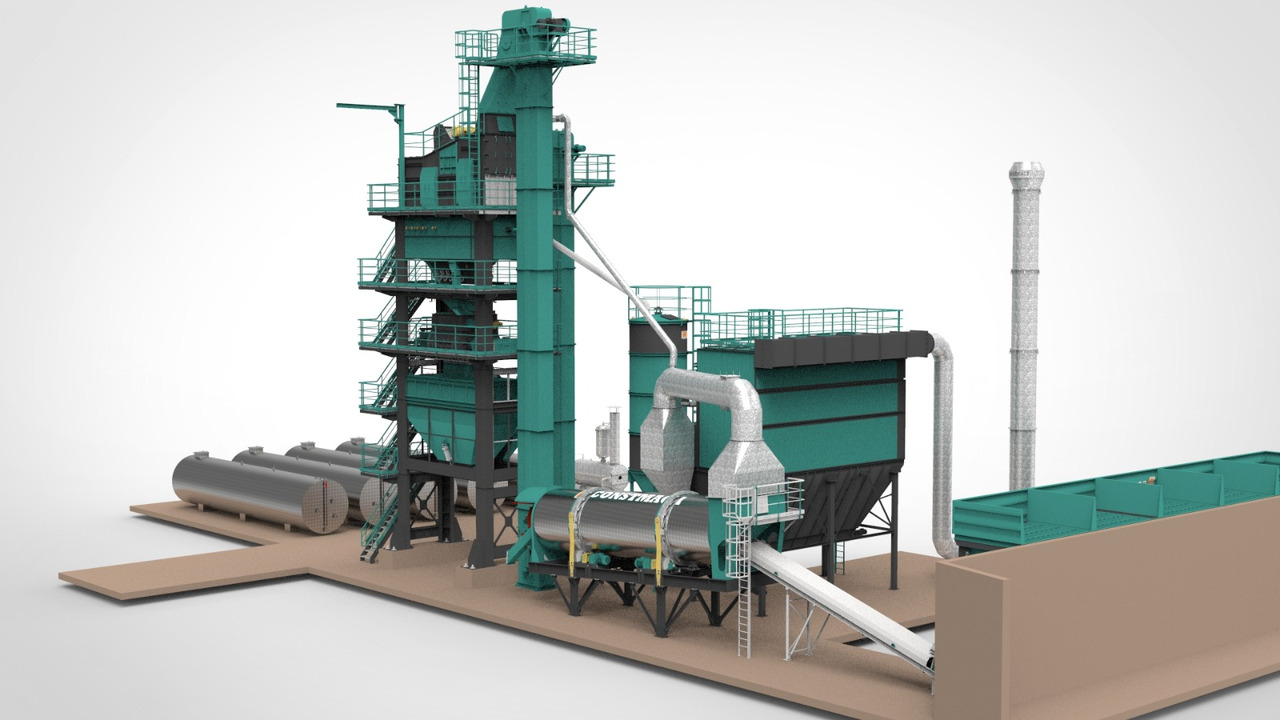 Constmach Stationary Asphalt Plant Delivered in Stock 2 Year Warranty - Asfalditootja: pilt 2 Constmach Stationary Asphalt Plant Delivered in Stock 2 Year Warranty - Asfalditootja: pilt 2