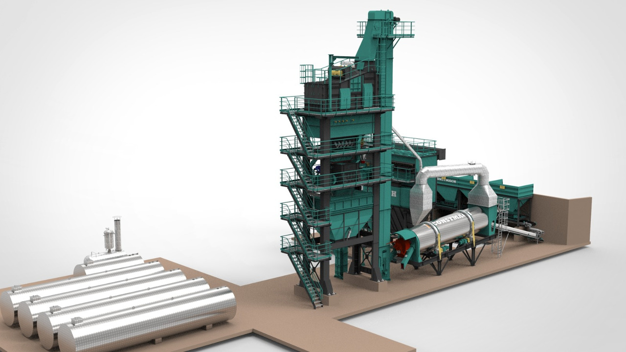 Constmach Stationary Asphalt Plant Delivered in Stock 2 Year Warranty - Asfalditootja: pilt 3 Constmach Stationary Asphalt Plant Delivered in Stock 2 Year Warranty - Asfalditootja: pilt 3