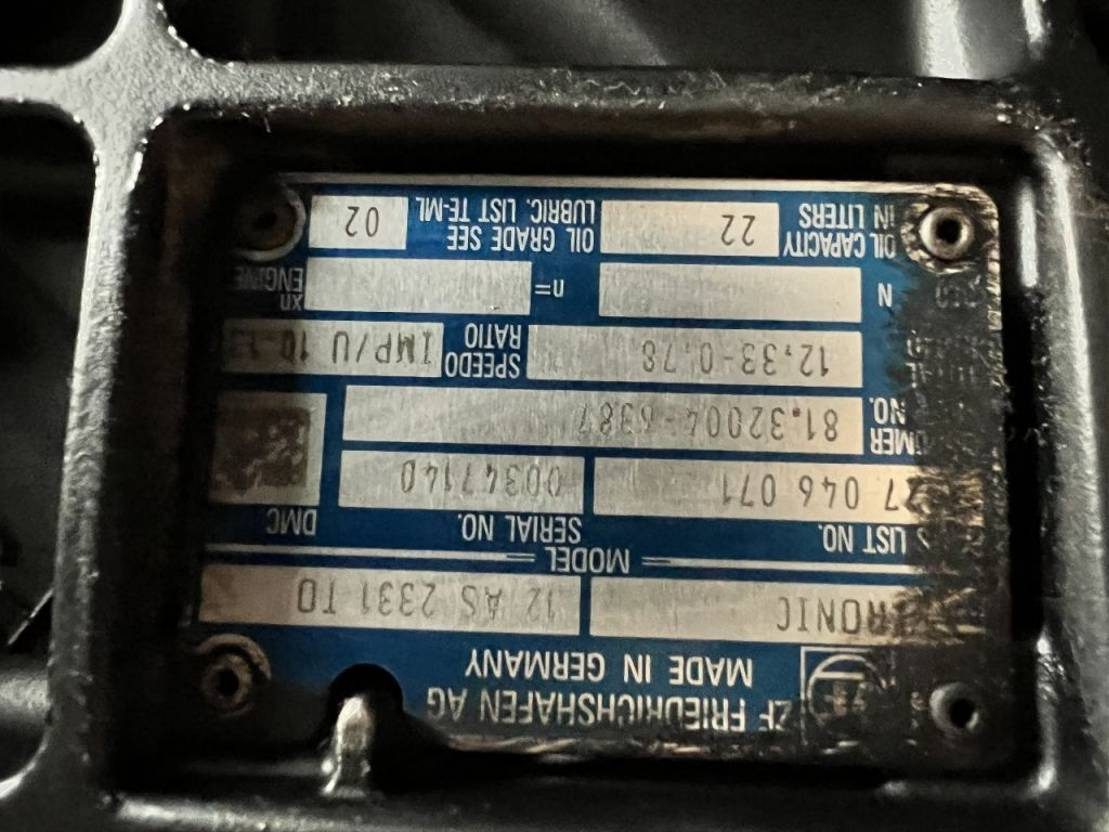 MAN TGA ZF Getriebe 12AS2331 TO - Käigukast - Veoauto: pilt 4 MAN TGA ZF Getriebe 12AS2331 TO - Käigukast - Veoauto: pilt 4