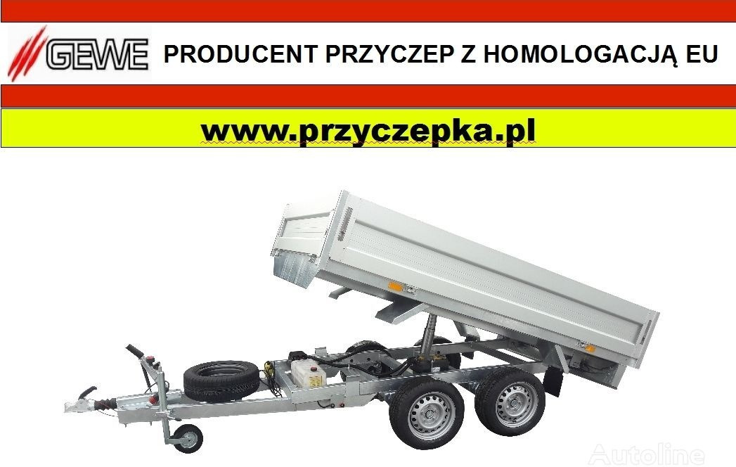 Gewe P3500 F/3 Kiper elektryczny, wywrot do tyłu - Kalluri järelhaagis: pilt 1 Gewe P3500 F/3 Kiper elektryczny, wywrot do tyłu - Kalluri järelhaagis: pilt 1