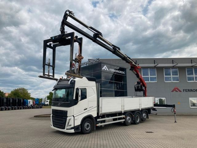 Volvo FH460 8x2 TRIDEM VLA&NLA gelenkt*FASSI F215AS.24 - Madelveok/ Platvormveok, Kraanaga veoauto: pilt 1 Volvo FH460 8x2 TRIDEM VLA&NLA gelenkt*FASSI F215AS.24 - Madelveok/ Platvormveok, Kraanaga veoauto: pilt 1