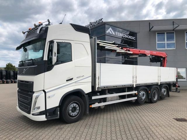 Volvo FH460 8x2 TRIDEM VLA&NLA gelenkt*FASSI F215AS.24 - Madelveok/ Platvormveok, Kraanaga veoauto: pilt 4 Volvo FH460 8x2 TRIDEM VLA&NLA gelenkt*FASSI F215AS.24 - Madelveok/ Platvormveok, Kraanaga veoauto: pilt 4
