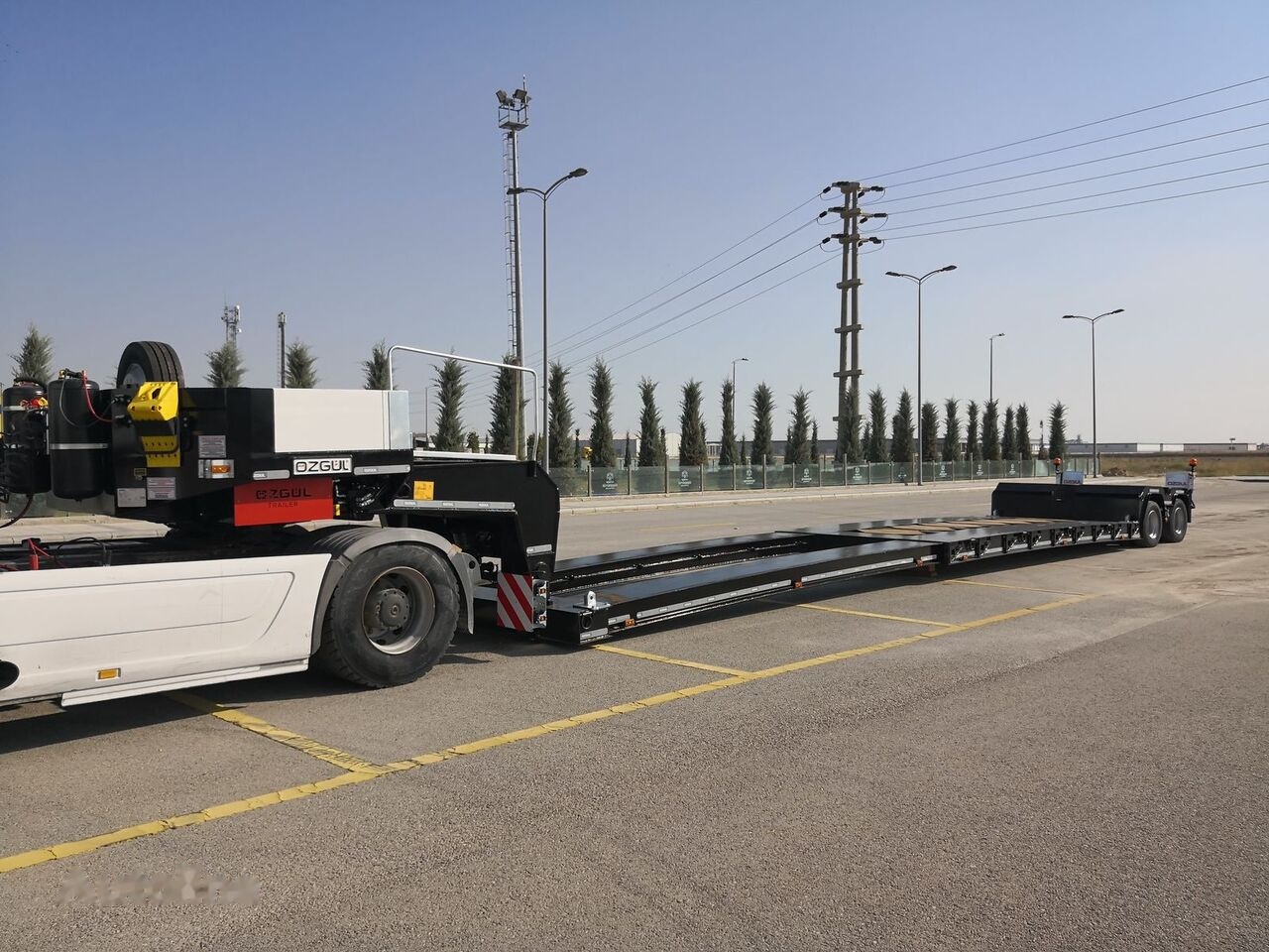 Madal platvormpoolhaagis Özgül 2 AXLE LOW LOADER SEMI TRAILER: pilt 9