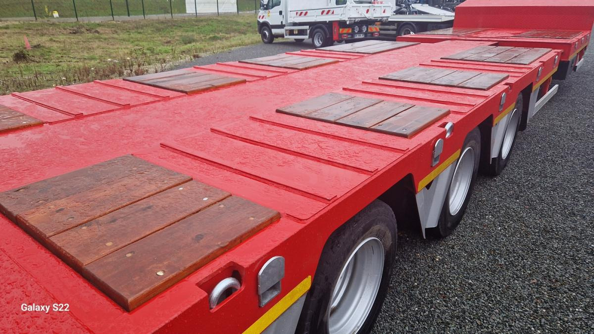 Uus Madal platvormpoolhaagis alim trailer EXTENSIBLE ET TABLE ELEVATRICE 3 ESSIEUX: pilt 7
